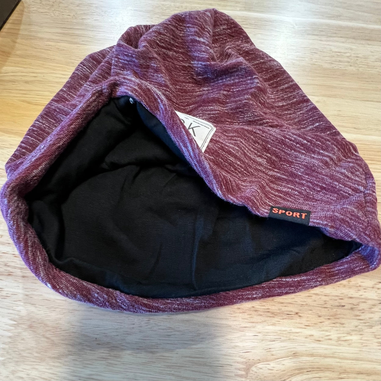 Sport Slouch Knit Beanie with Rock Label Patch - 3 Colors Available