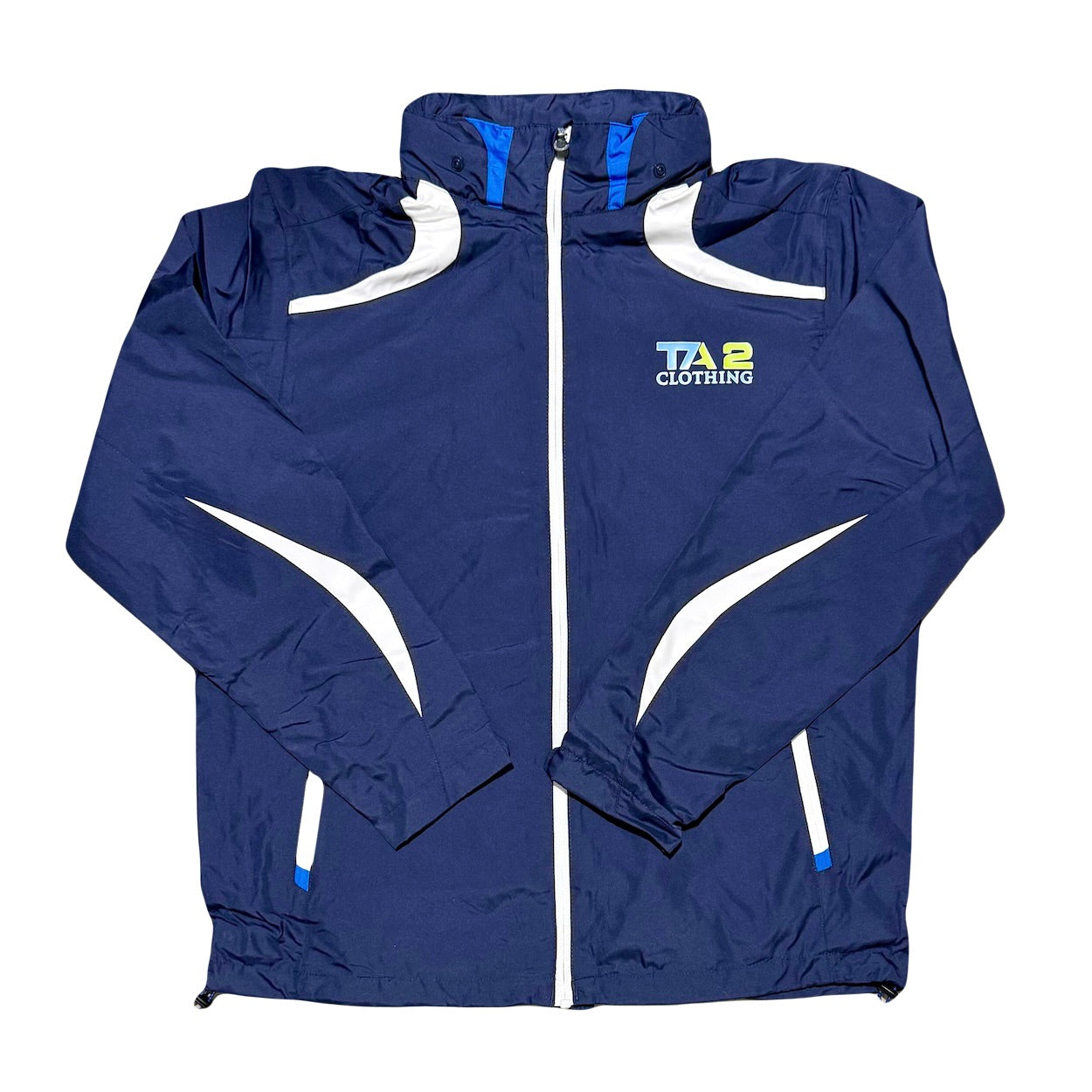 TA2 Men's Lined Windbreaker | Roll-Away Hood & Zip Pockets SM-3XL