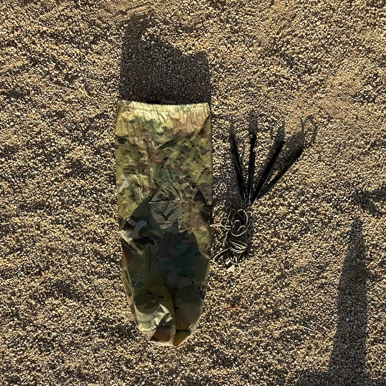 LiteFighter 1-Person Combat Tent - US Army Issue OCP Camouflage -4