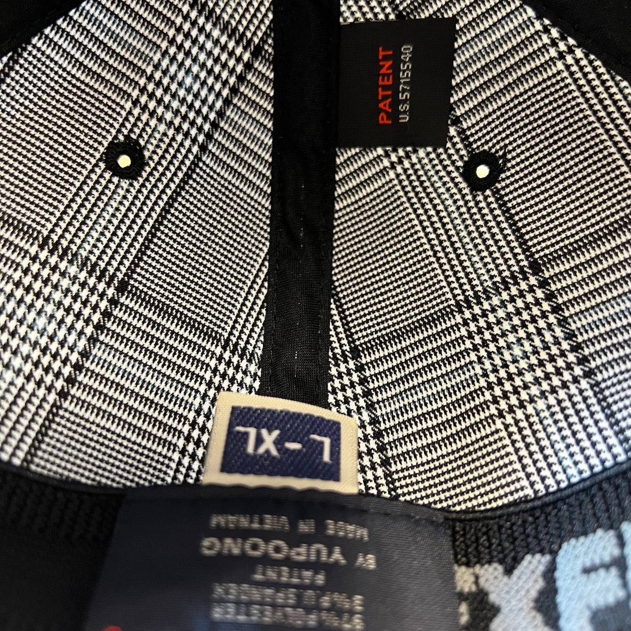 Kinda Pro FlexFit Grey Plaid Fitted Cap - Baseball Hat