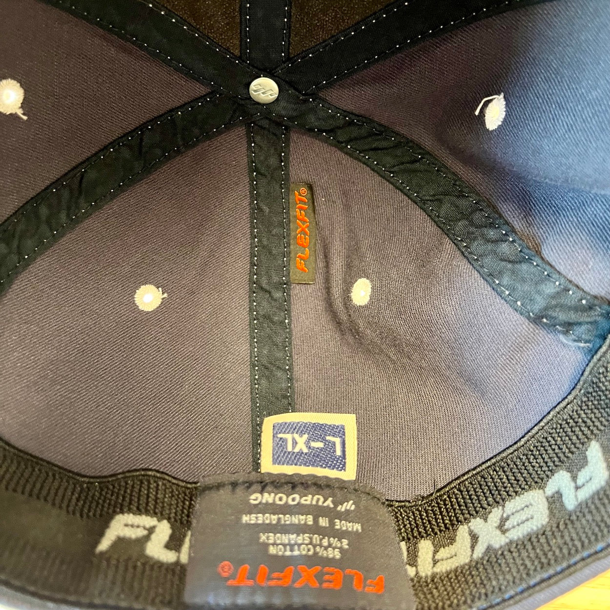 TA2 Clothing FlexFit Denim Baseball Cap with Leather Patch