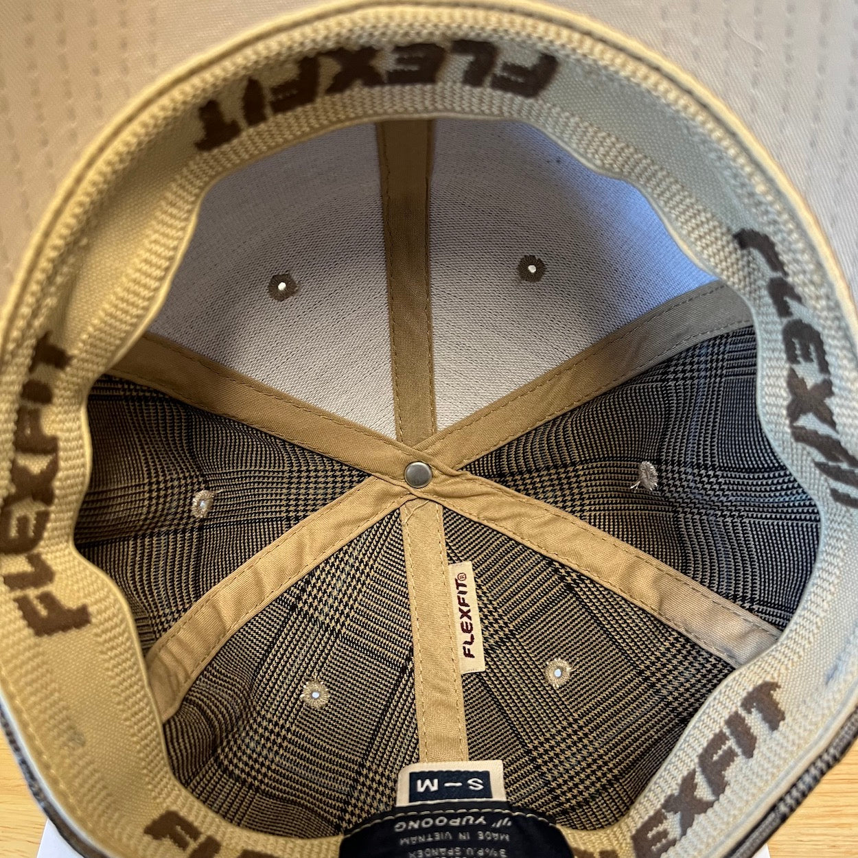 Kinda Pro FlexFit Baseball Hat with Leather Logo Patch