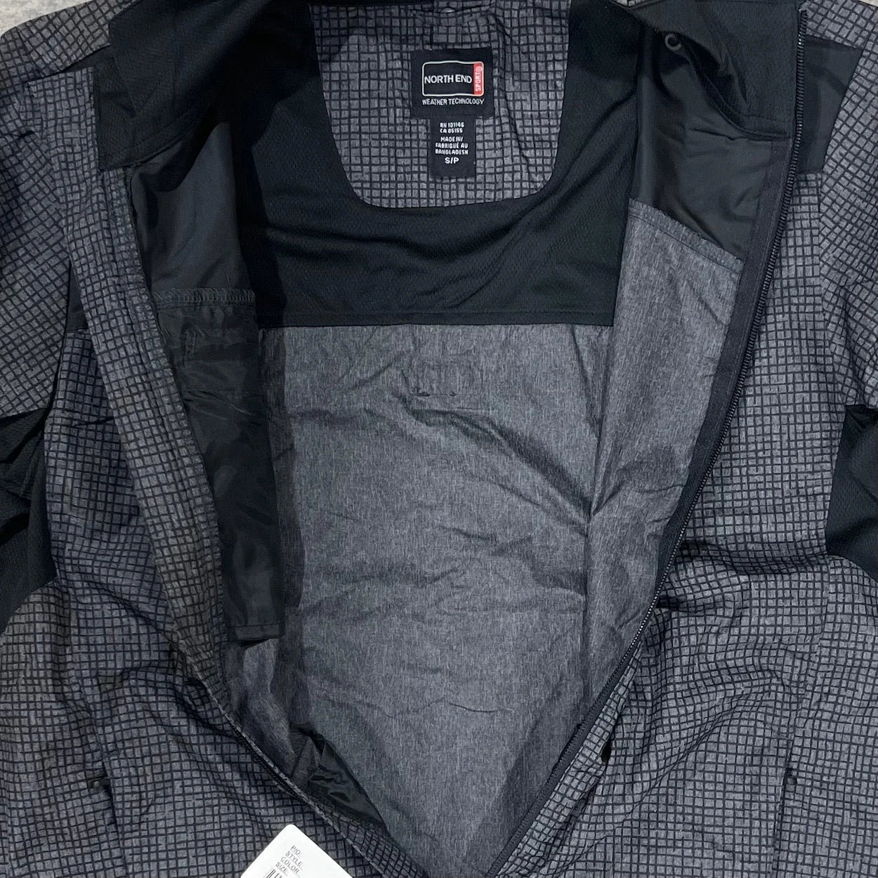 Spyderpunk Men's Black Carbon Windbreaker - Breathable Full-Zip Jacket