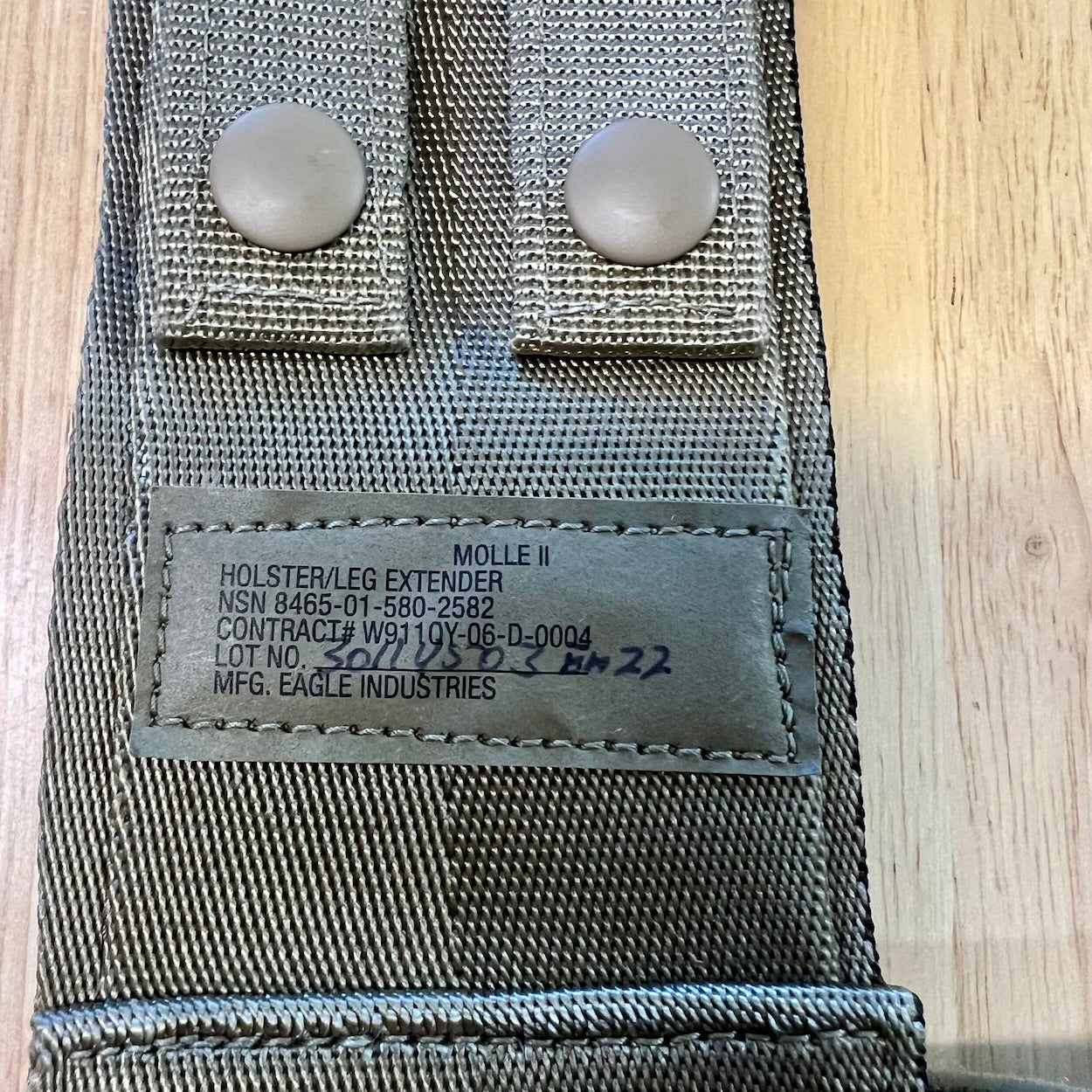 US Military Drop Leg Holster Extender - Coyote Tan MOLLE Compatible