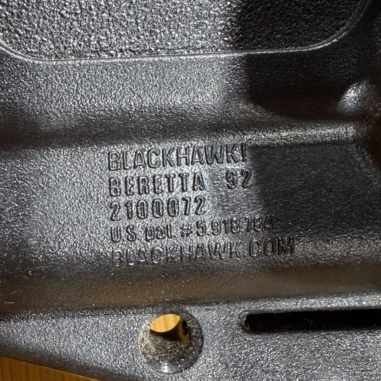 Blackhawk SERPA L2 Duty Holster Beretta 92/96 Right Hand Level 2 Retention Black