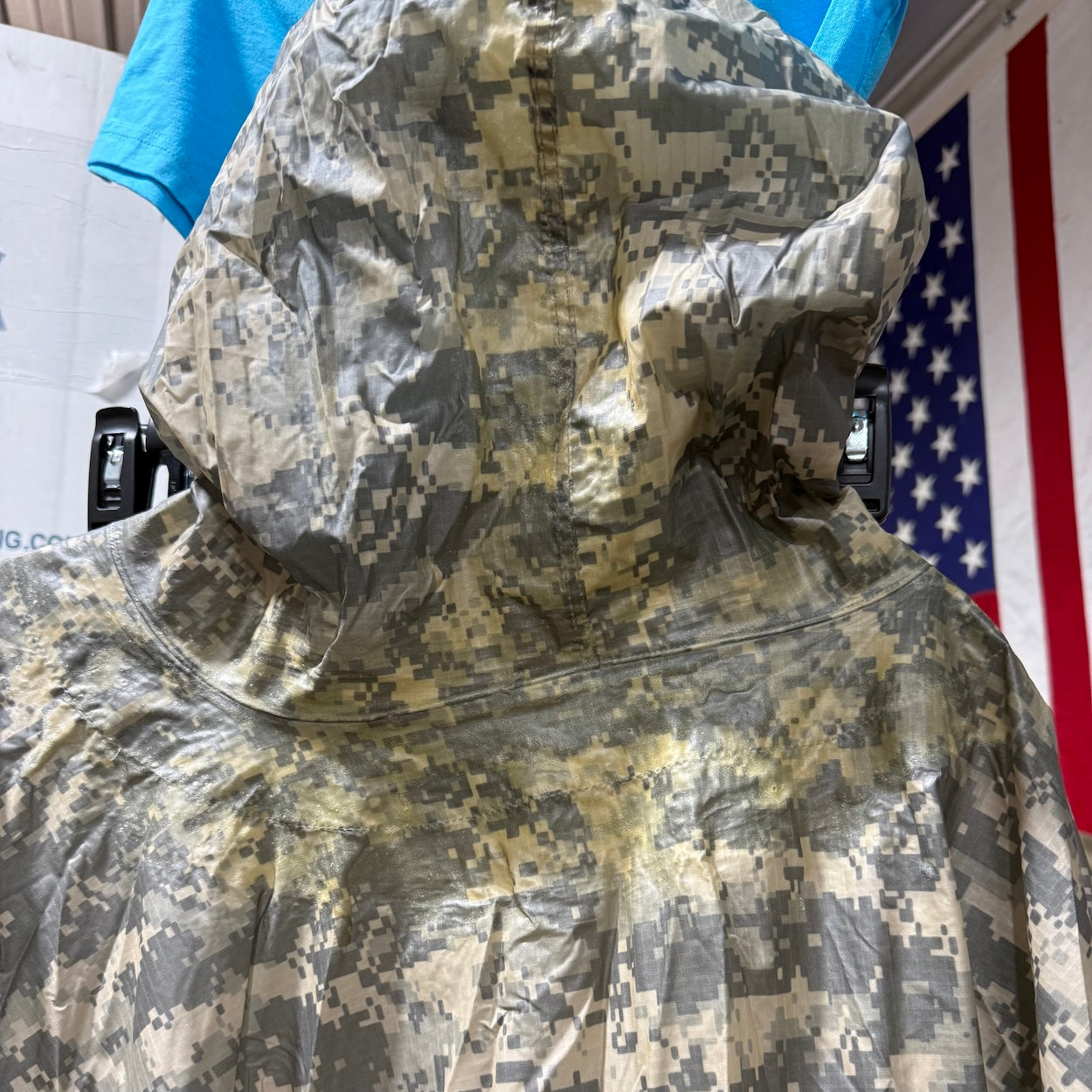 US Military Rain Poncho - ACU - Waterproof Tactical Field Gear