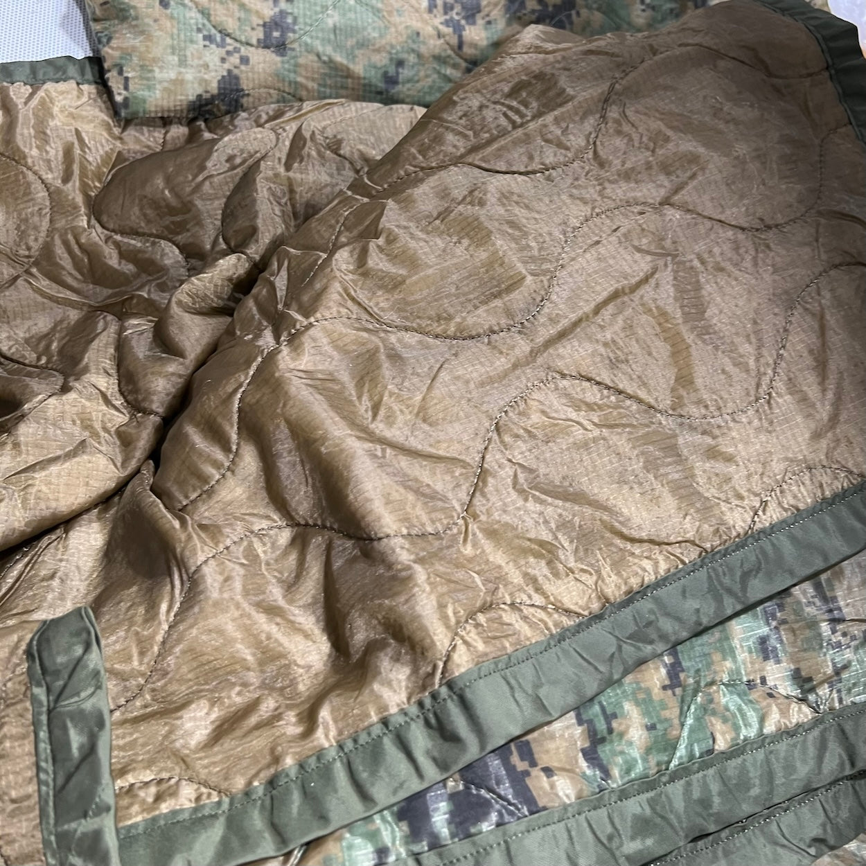 US Military Digital Woodland Poncho Liner AKA Woobie