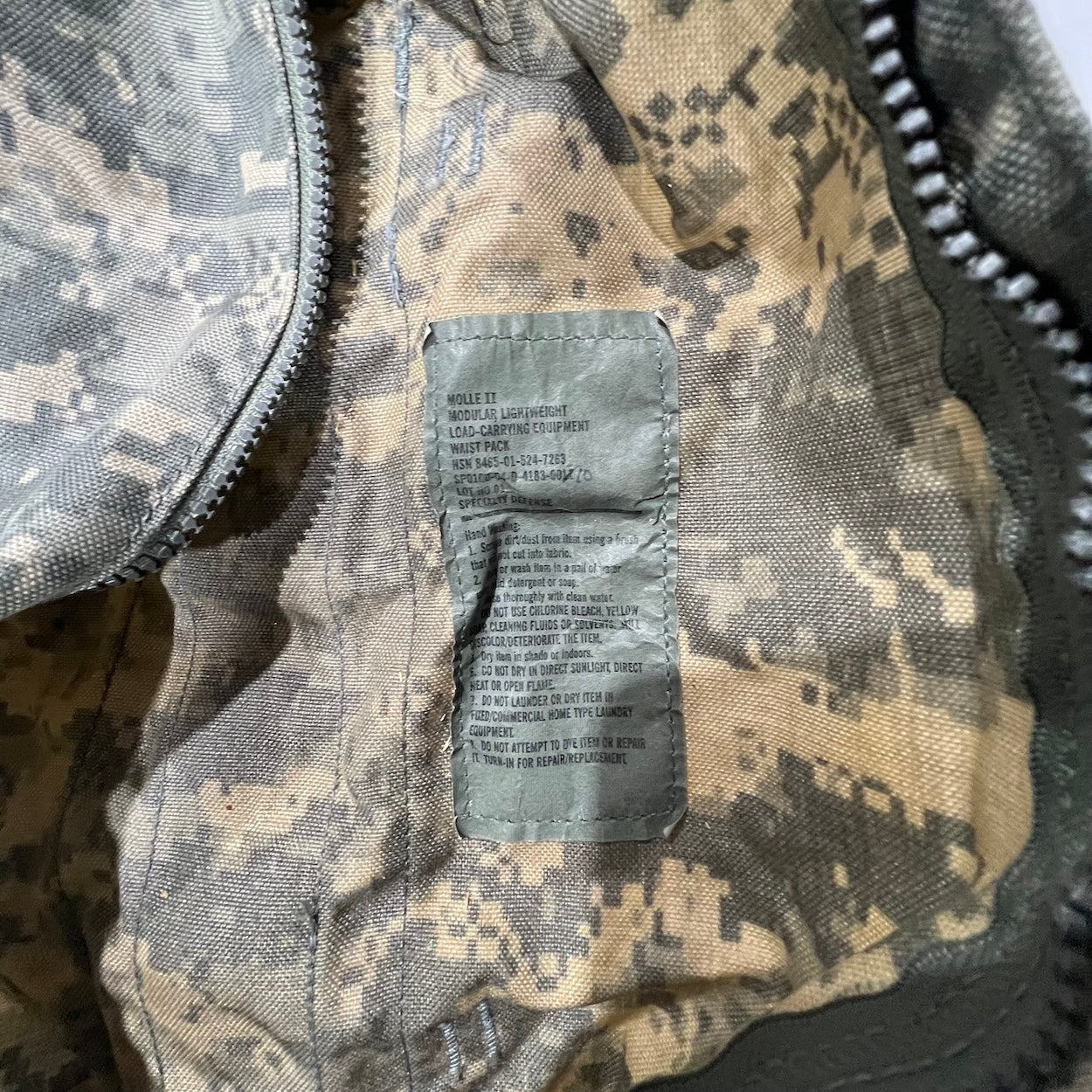 US Army MOLLE II General Purpose Waist Pack - ACU/UCP Camo Tactical Utility Pouch