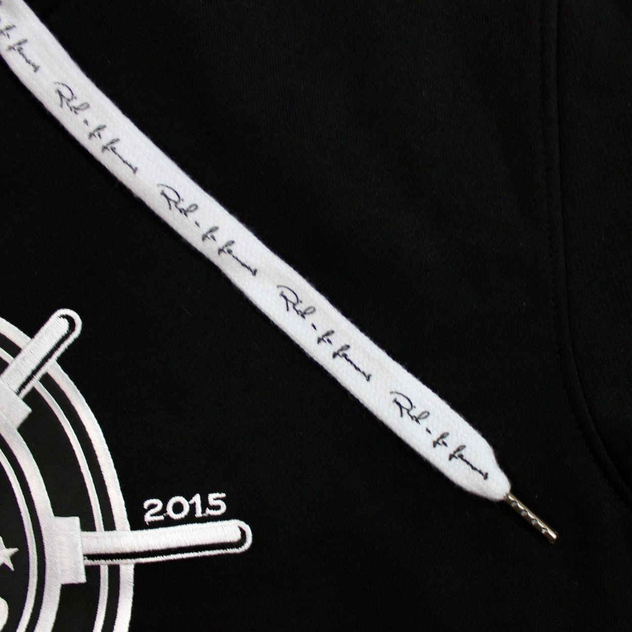 Premium Embroidered RNF Hoodie - Thick Quality Details