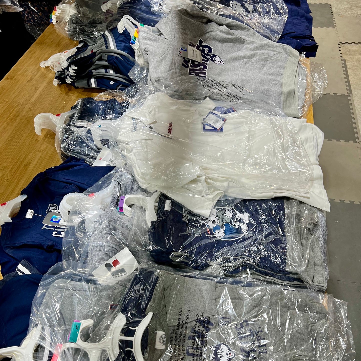 UConn Huskies Toddler Team Captain Long Sleeve T-Shirt - Sizes 2T-5T