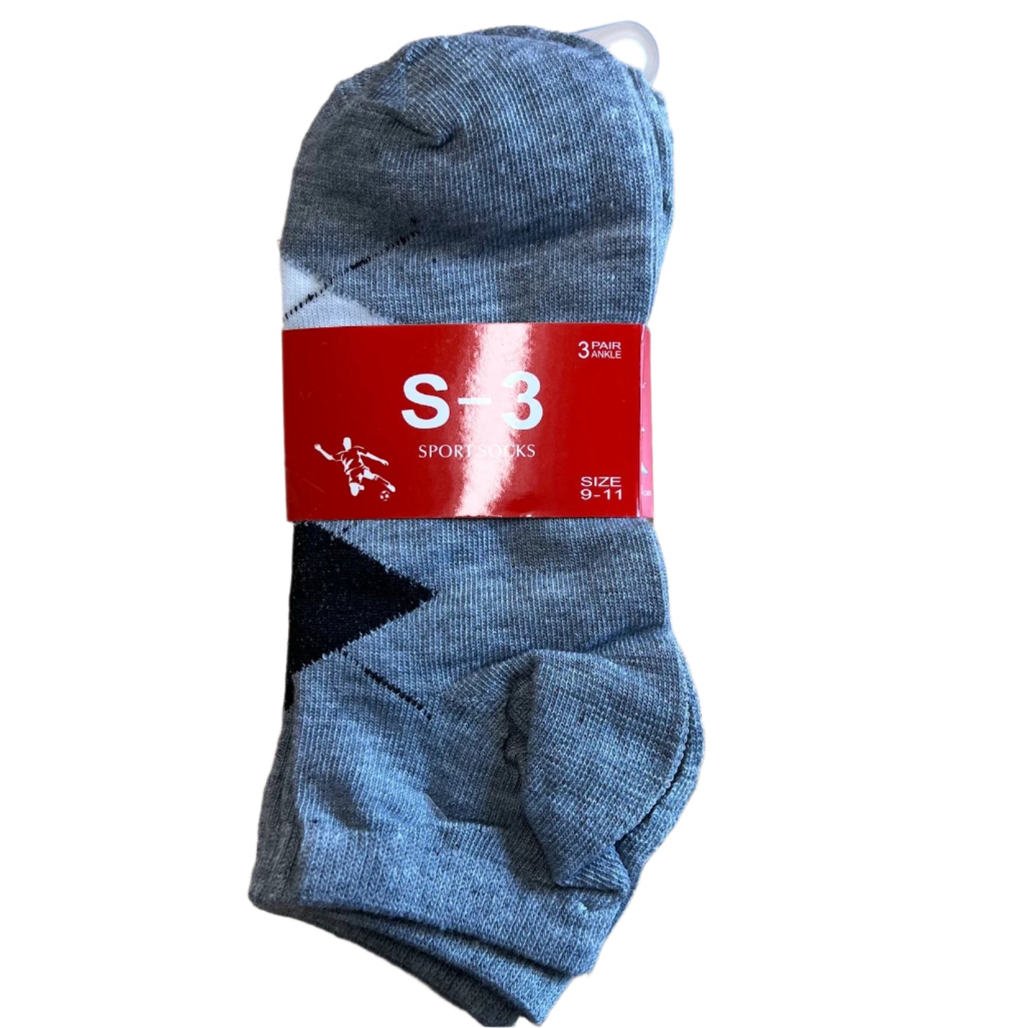 Socks Ankle Running, Hiking, Biking, Travelers 12 Pack Plaid
