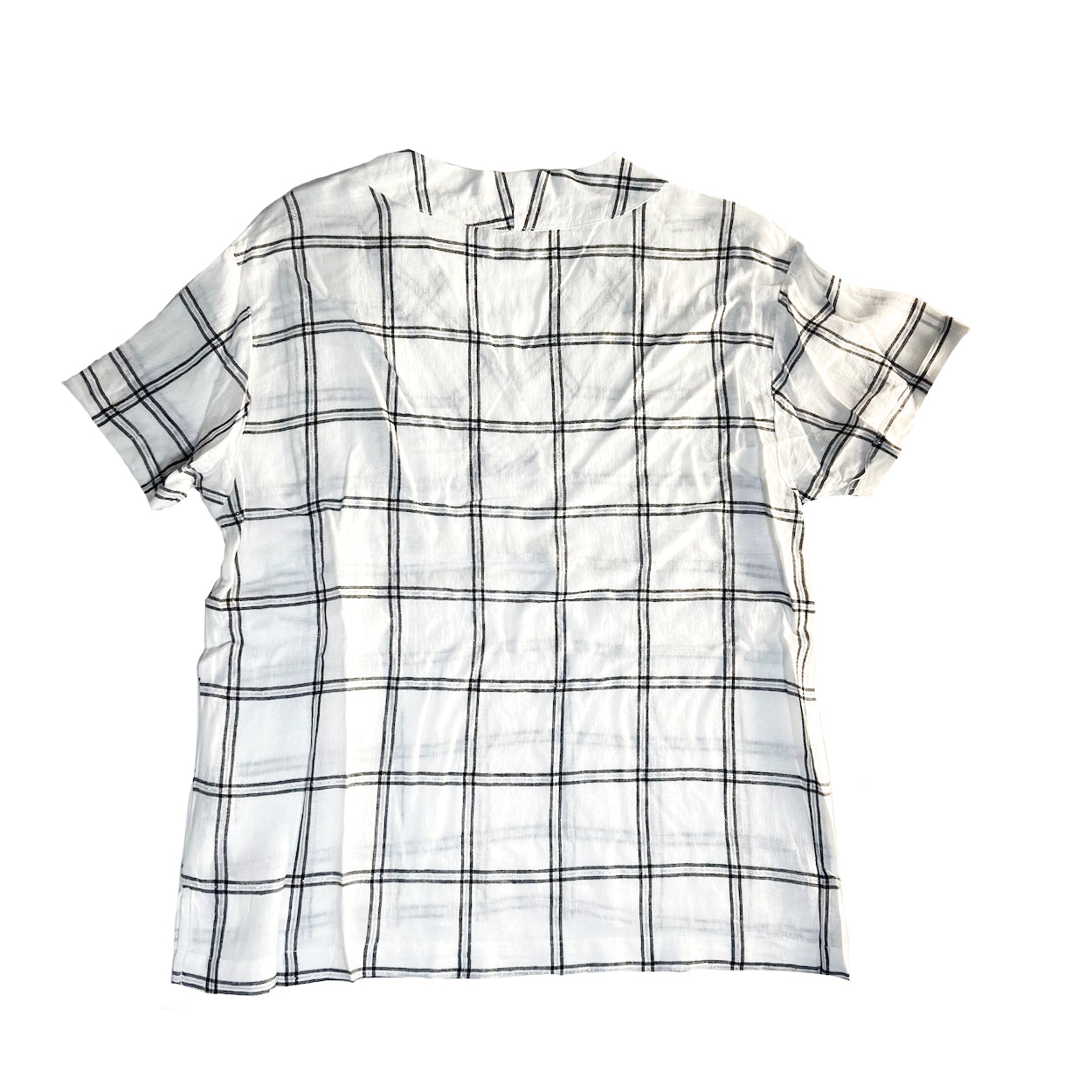 Women's Soft V-Neck Short Sleeve Shirt - Linen Rayon Blend