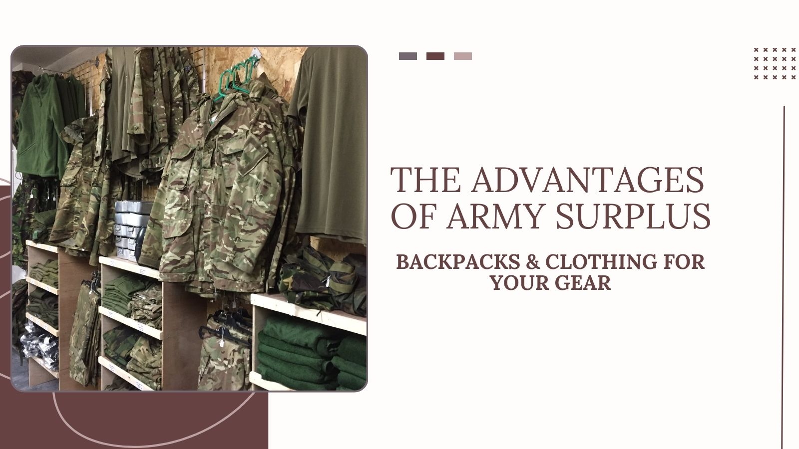 The Advantages of Army Surplus Backpacks & clothing for Your Gear