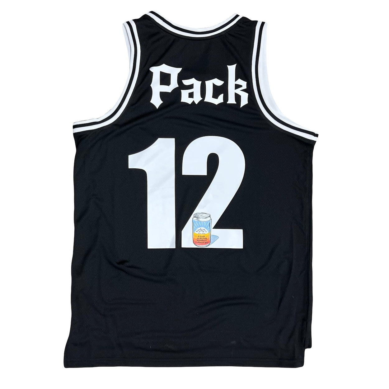 Kinda Pro Black Basketball Jersey 12-Pack - Team Sleeveless Jersey
