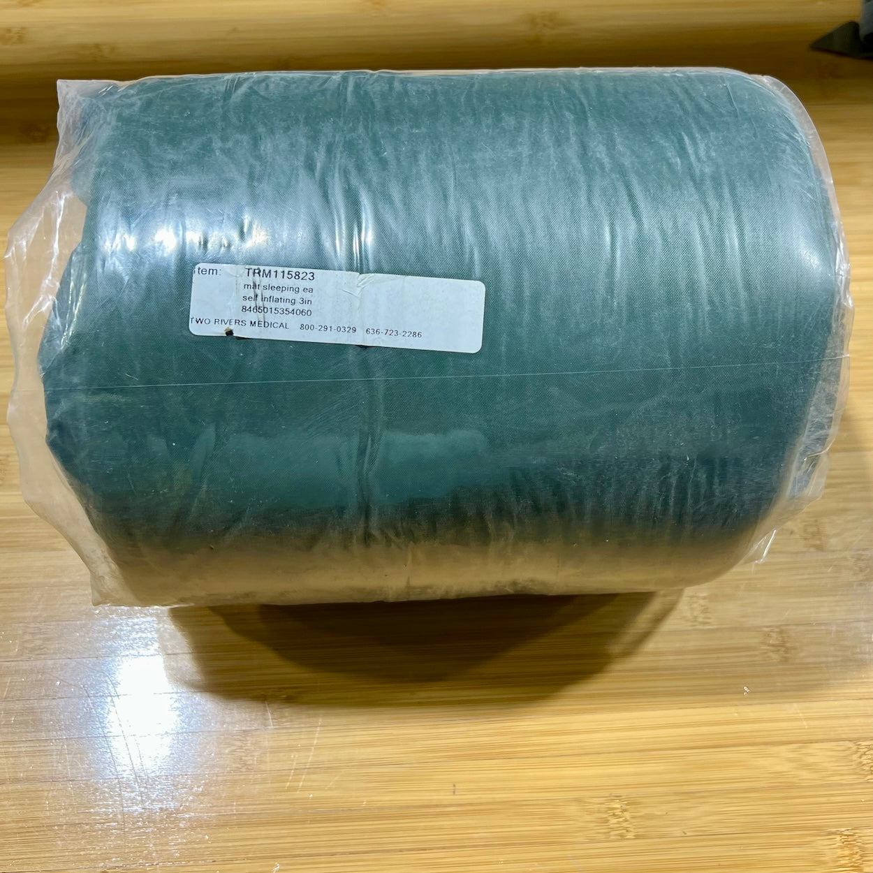 Military 3-Inch Self-Inflating Sleeping Mat - Original Issue (New/Unused)