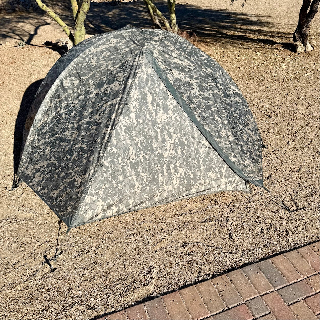 LiteFighter Tent US Army ACU Camouflage Combat One Person Tent