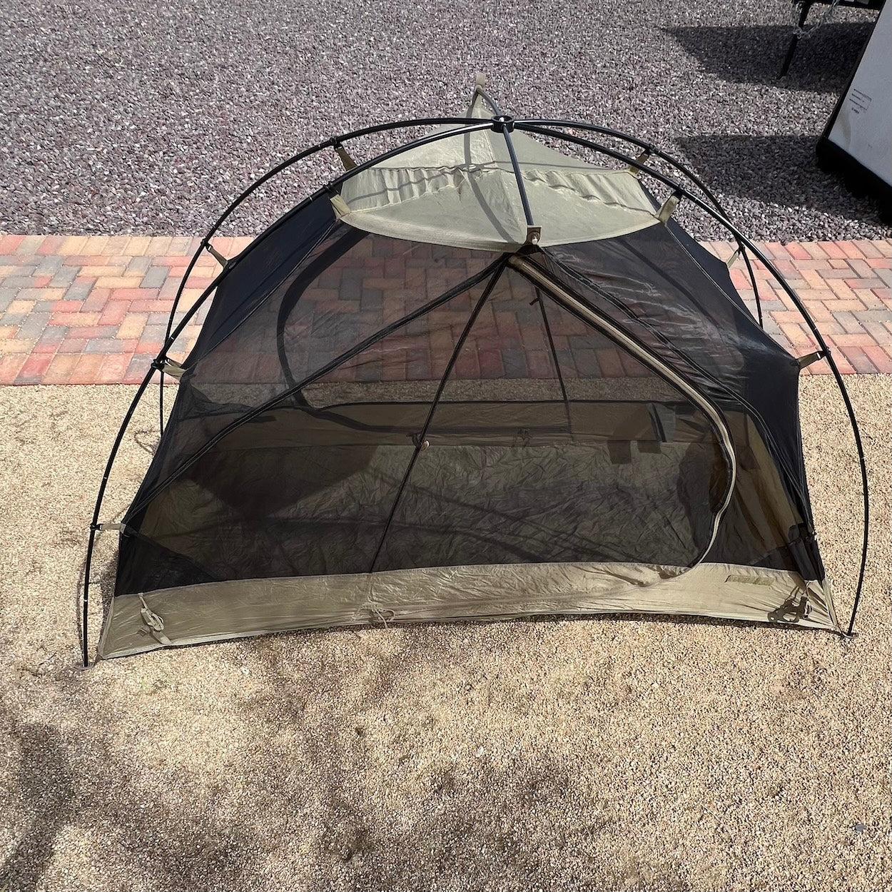LiteFighter Combat Tent - US Army Green One Person - Ultra-Lightweight 4lbs