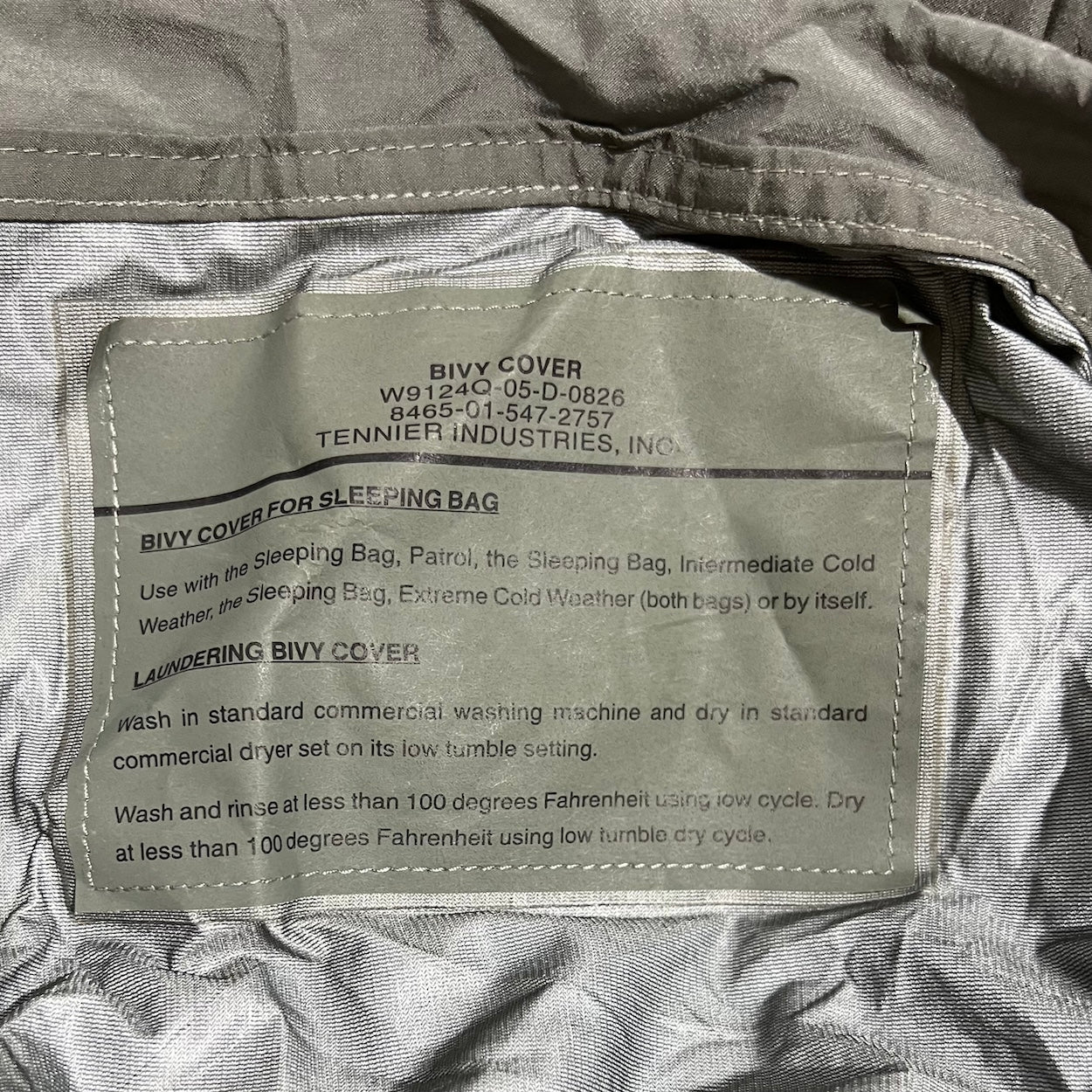 US Military Bivy ACU GORE-TEX GI Sleeping Bag Cover
