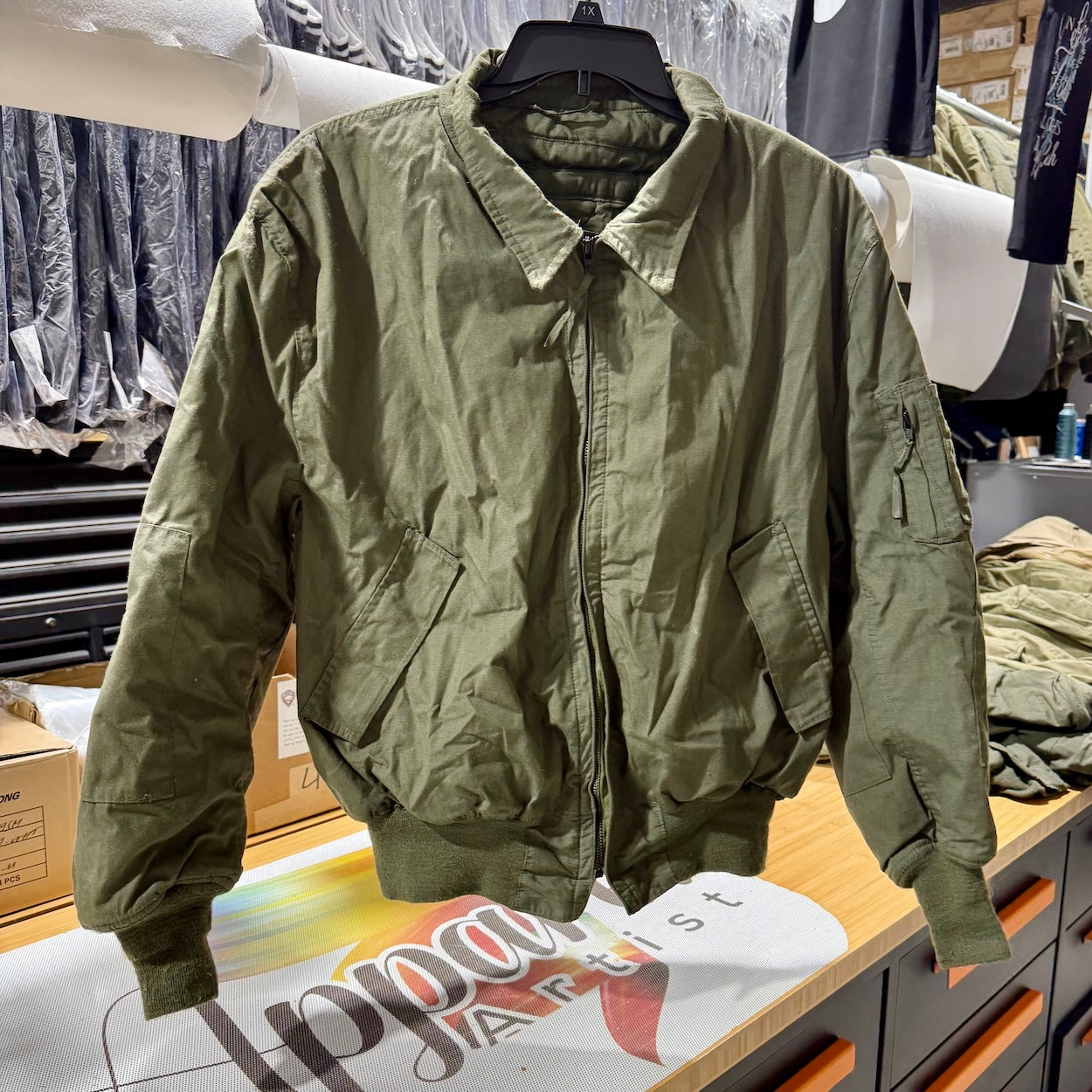 Vintage US Army CVC Aramid Combat Coat XL Long Military Jacket