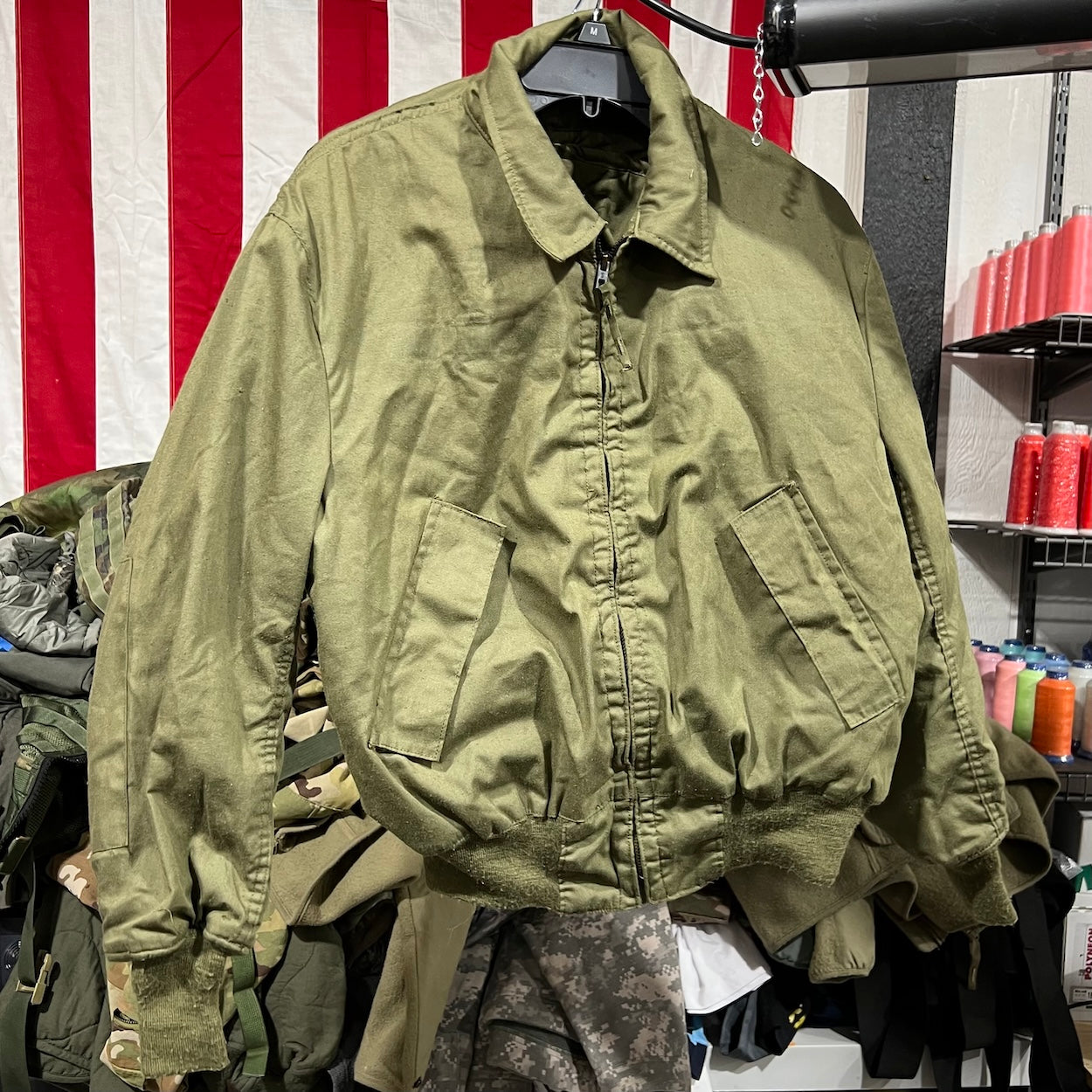 Vintage Cold Weather Jacket Nomex III Aramid CWU 45/P Large