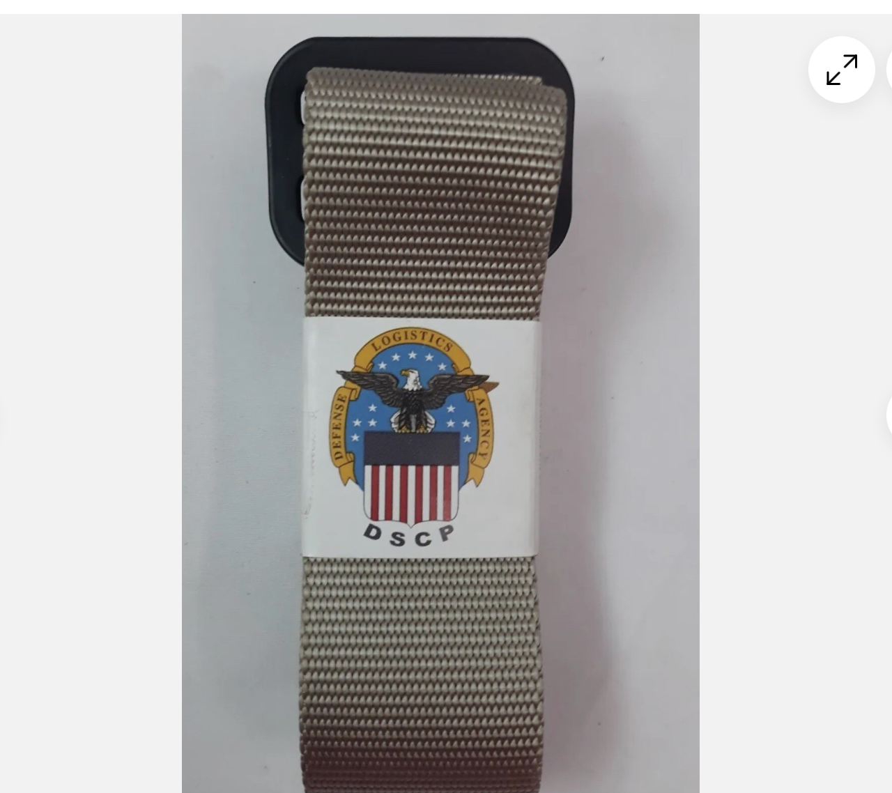 DSCP Military Riggers Belt - Heavy Duty 1.75" Nylon - Tan 499 OCP Compatible