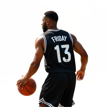 Friday 13 Basketball Jersey - Custom Sleeveless Team Shirt by Kinda Pro