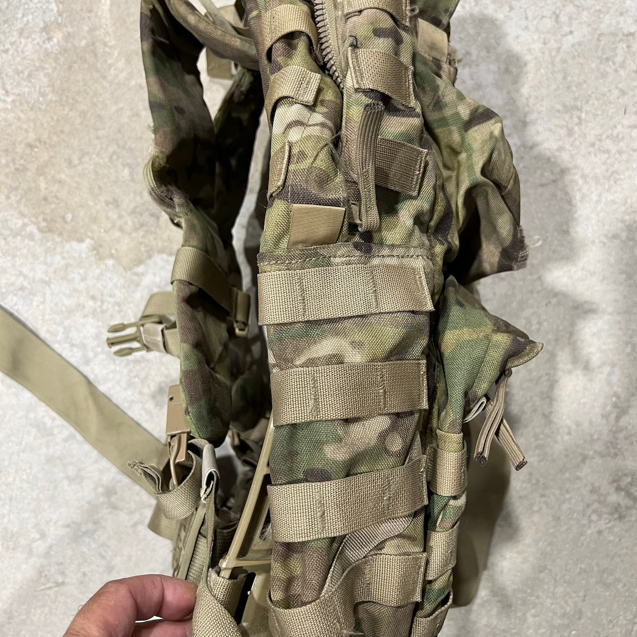 U.S. Army OCP Medium Molle II Rucksack  Multicam Field Pack w/ Frame & Belt