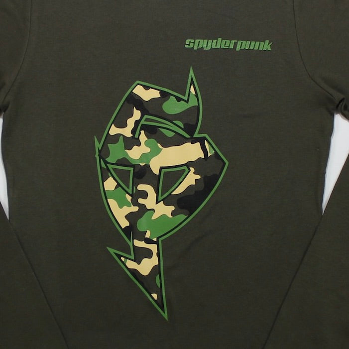 Women's Spyderpunk Camouflage Long Sleeve Tee