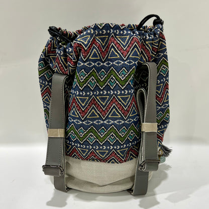 Backpack Boho Fringed Design With Top Loading