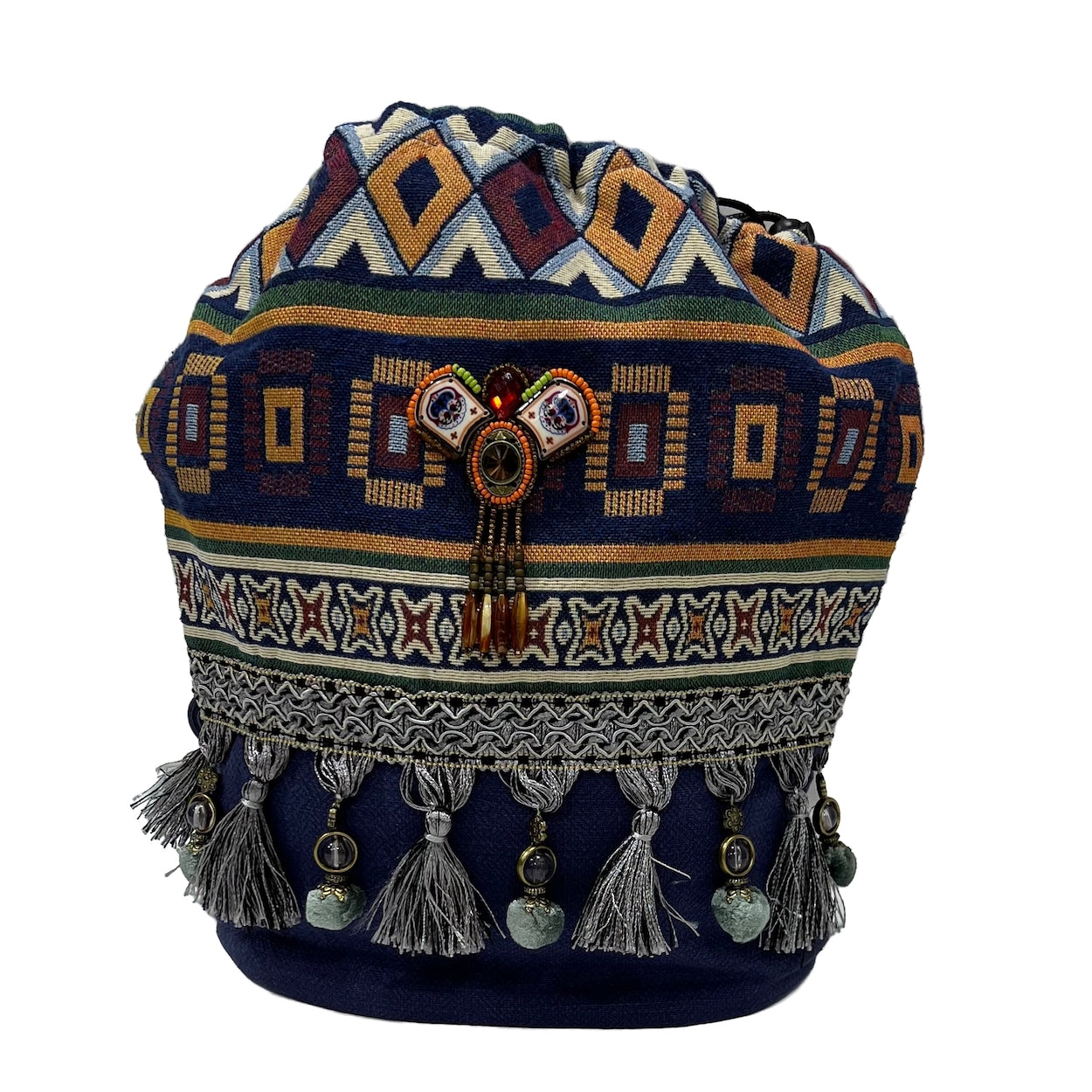 Boho Fringed Top-Loading Backpack - 3 Colors Available