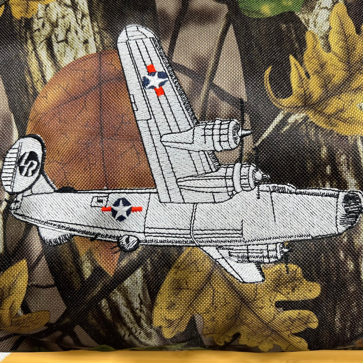 DB Cooper Custom Embroidered Duffle Bag - Vintage Aviation Jumper Style