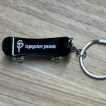 Spyderpunk Skateboard Metal Key Chains