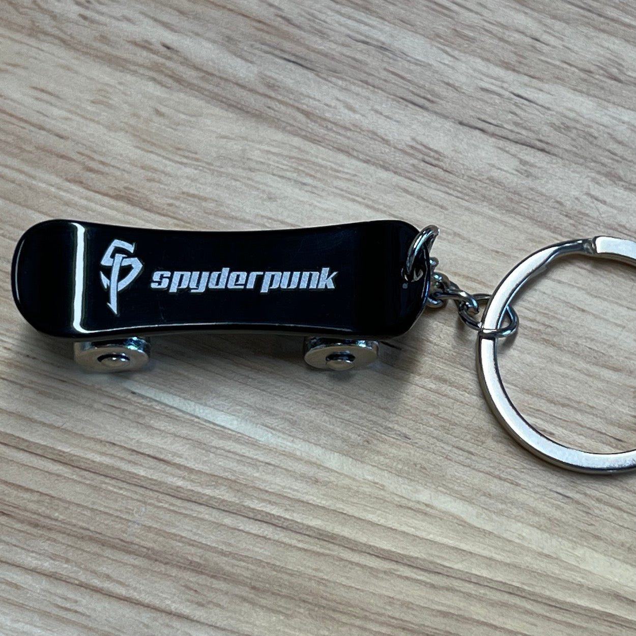 Spyderpunk Skateboard Metal Key Chains