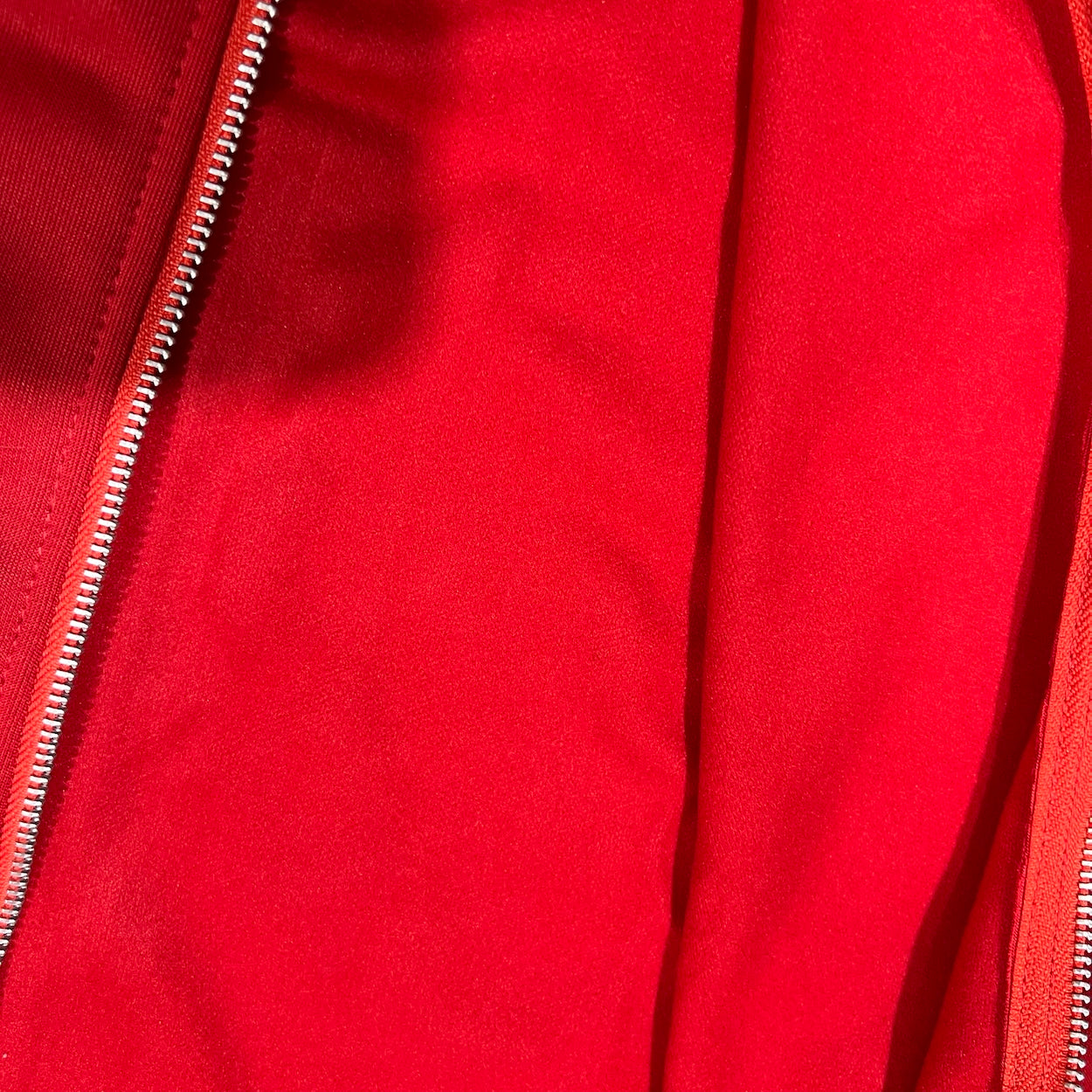 S.R.T Collaboration Zip Sweatshirt In Race Red
