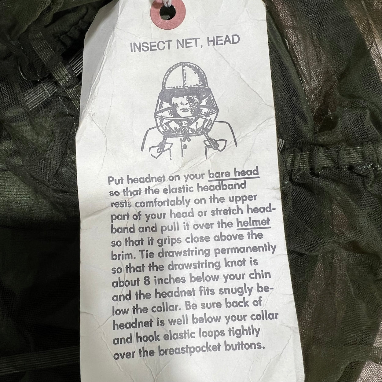 US Military Mosquito Head Net GI By Rothco