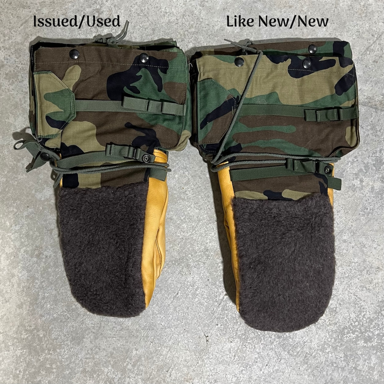 US Military GI Extreme Cold Weather Mitten and Liner Set