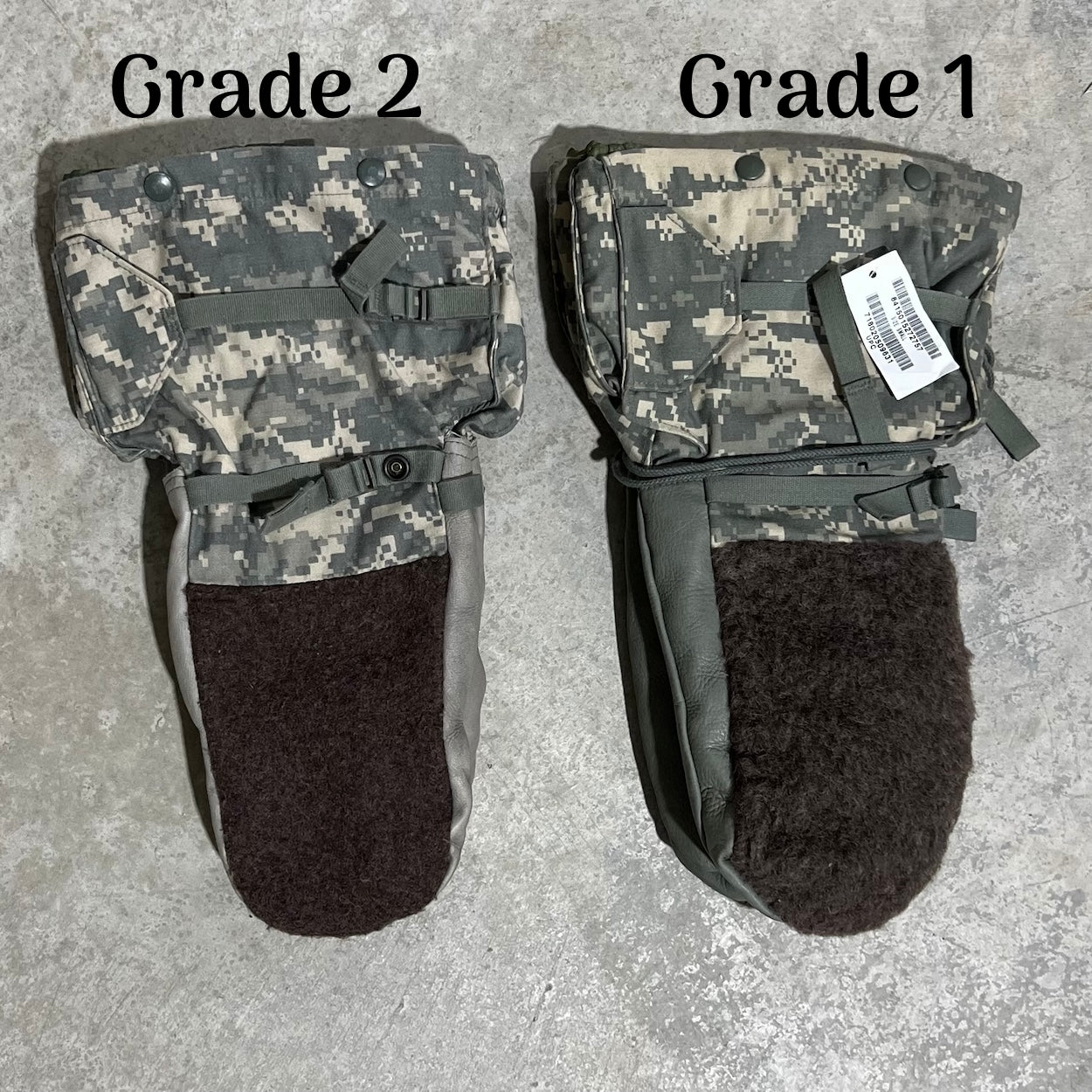 Arctic Extreme Cold Weather Military Mittens with Liners - ACU Camo