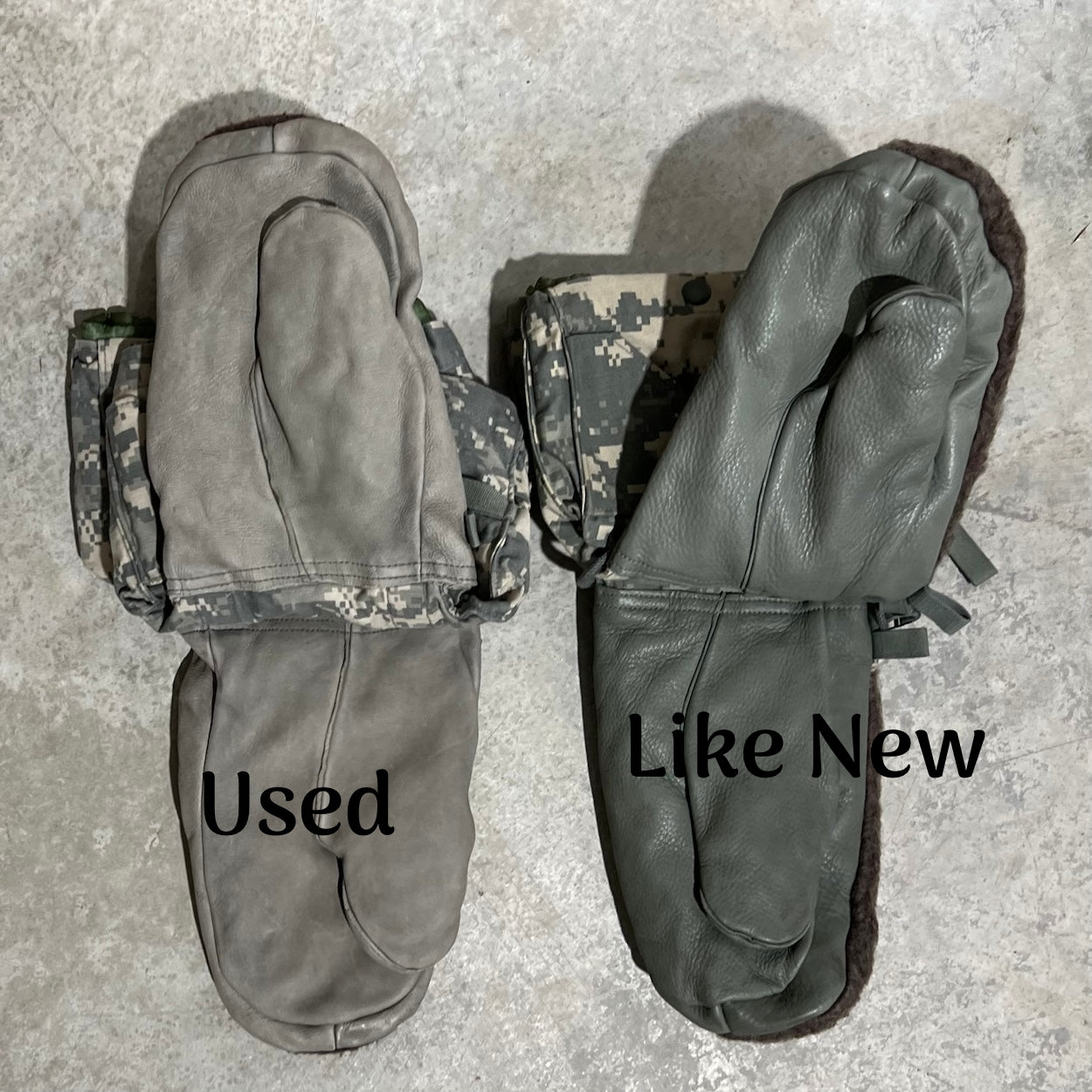 US Military Mittens Arctic Extreme Cold Weather Gloves With Liners ACU