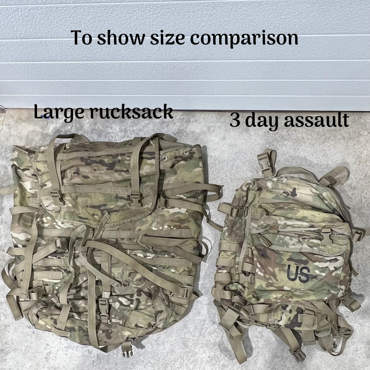Multicam Large Rucksack US Army Multicam Large Rucksack OEF-CP Bag Only – Apparel Artist