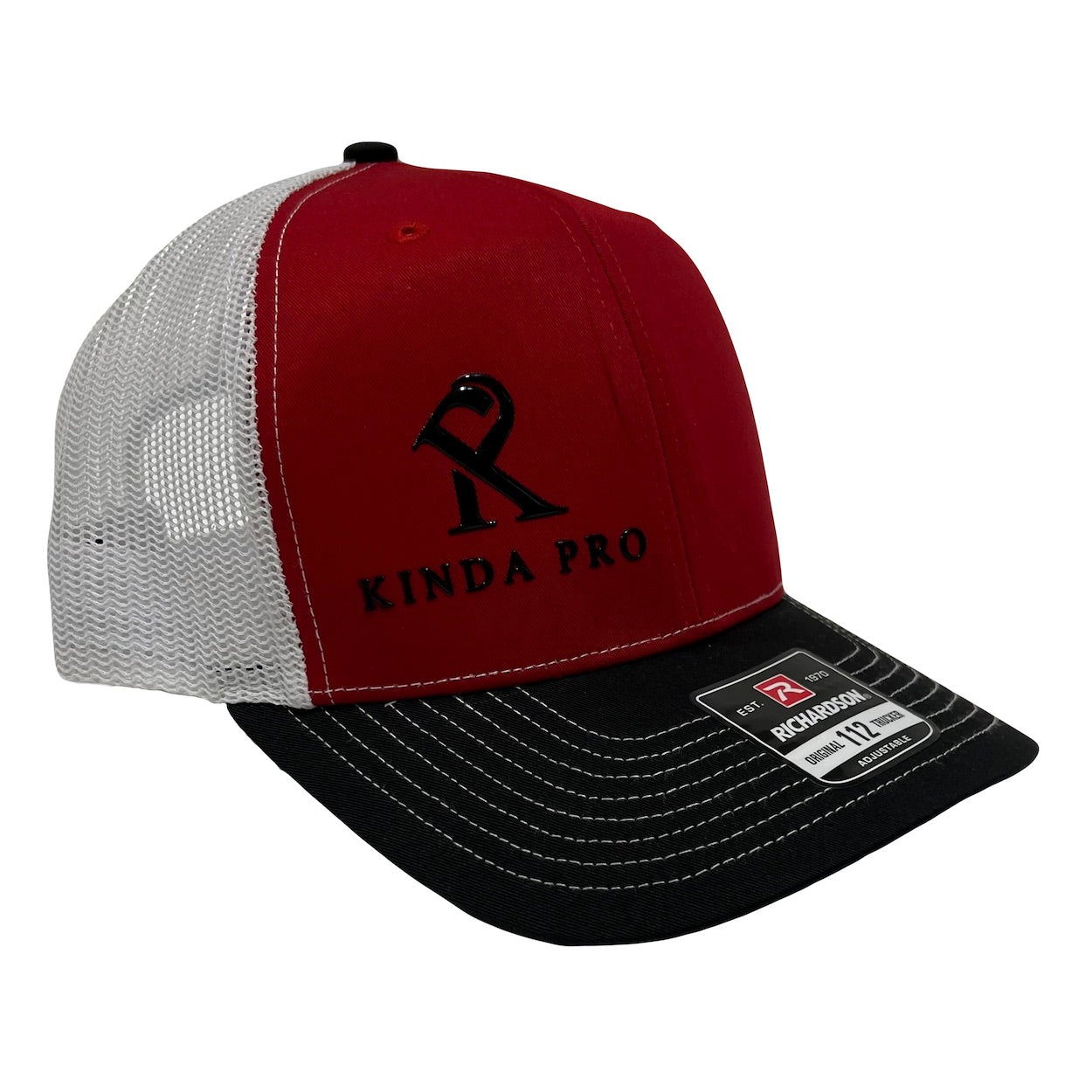 Kinda Pro Logo Trucker Snapback Cap - Mesh Back Hat (3 Colors)
