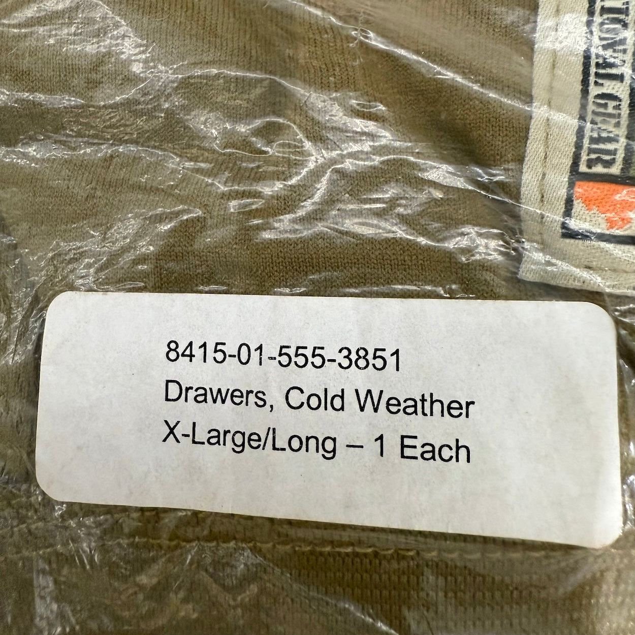 USMC FROG Waffle Mid Weight Thermal Base Layer Bottom Size XL Long