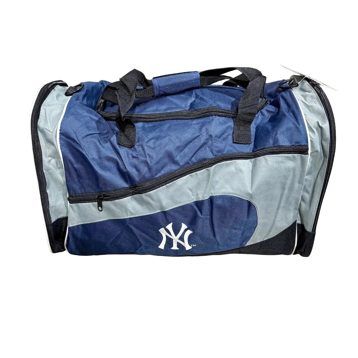 NYY Embroidered Duffle Bag - Official New York Yankees Travel Bag