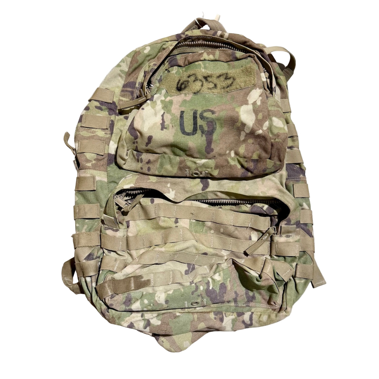 Medium MOLLE II Rucksack - US Army OCP Multicam Field Pack with Frame & Belt