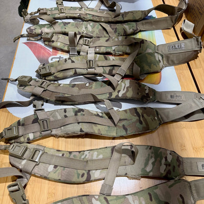 US Military Rucksack Shoulder Straps - Medium OCP Multicam Harness System - Damaged