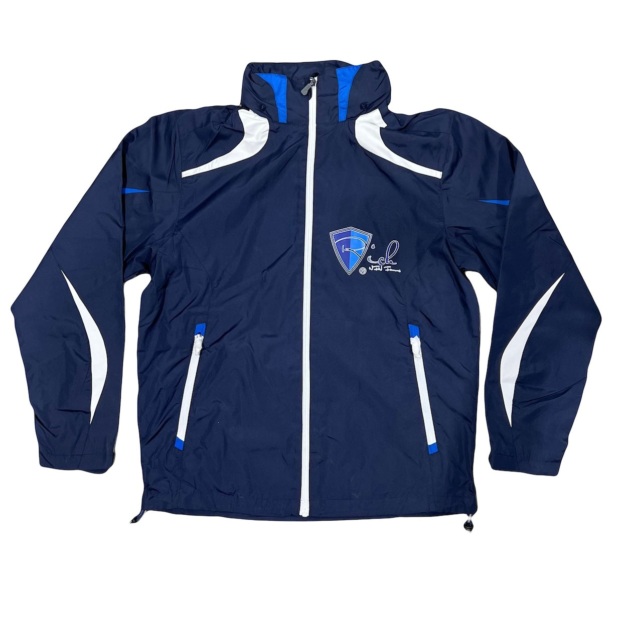 RNF Men's Lined Windbreaker - Roll-Away Hood & Zip Pockets (SM-3XL)