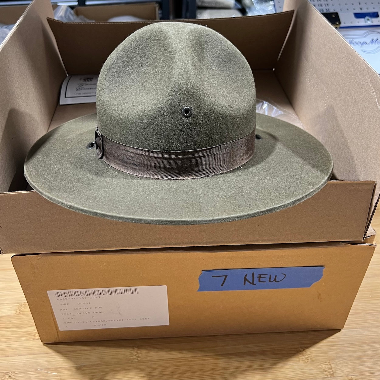 Stratton Campaign Style Felt Hat - Military Instructor/Drill Sergeant/Ranger