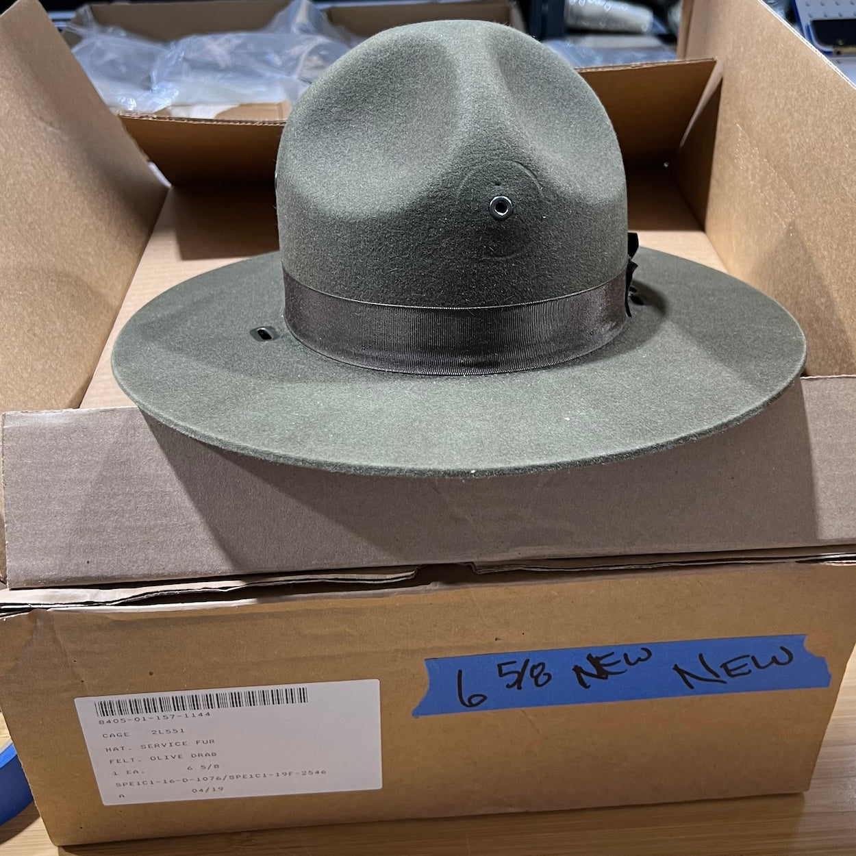 Stratton Campaign Style Felt Hat - Military Instructor/Drill Sergeant/Ranger