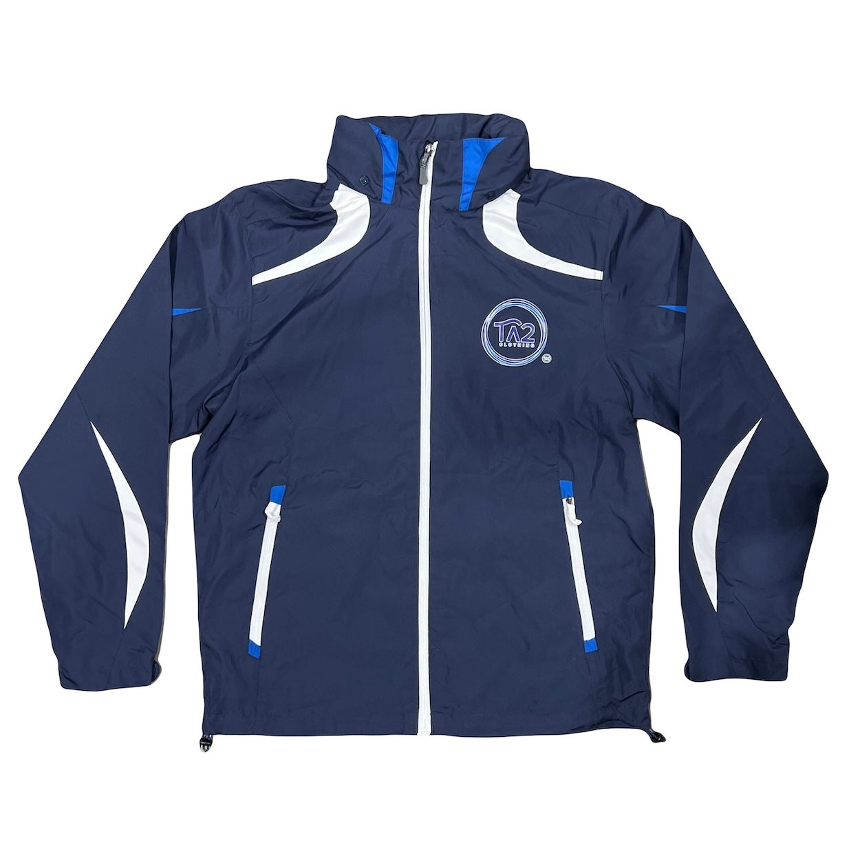 Men's Mesh-Lined TA2 Windbreaker - Roll-Away Hood & Zip Pockets