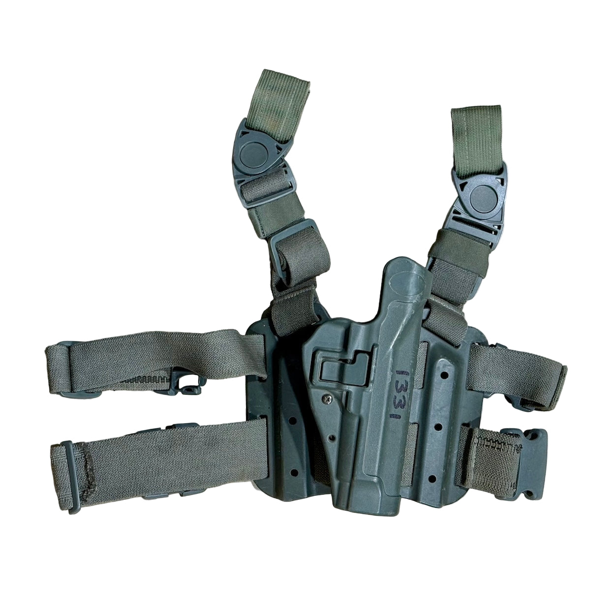 Blackhawk SERPA Drop Leg Holster - Beretta 92/96 Right Hand Foliage Green