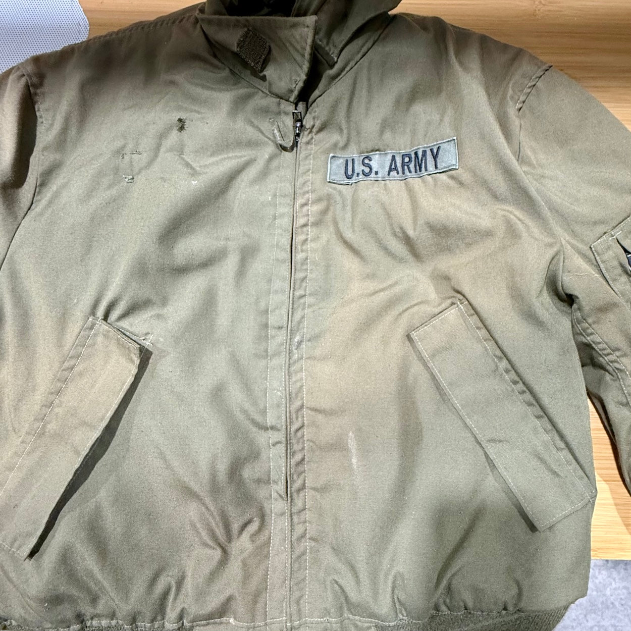 Vintage US Army Aramid Coat CVC Combat Vehicle Coat Large